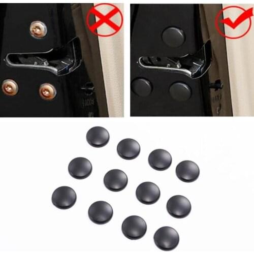12Pcs Car Door Lock Screw Protector Cover For Opel Mokka Corsa Astra G J H insignia Vectra Zafira Kadett Monza Combo Meriva