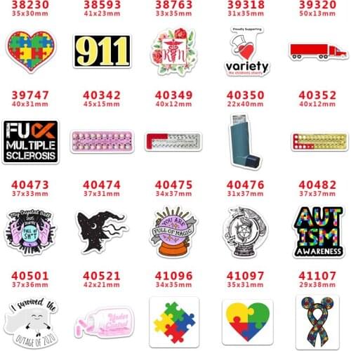 2020 new arrival Free shipping 30 pcs/package printed resin planar flat-back resins for Hair Bow Decoration PR38230