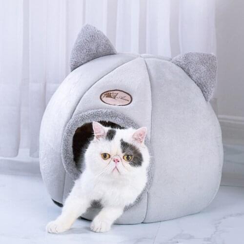 2020 Pet Cat Dog Warm Bed Pet Cushion Kennel For Small Medium Large Dogs Cats Travel Portable Winter Pet Bed Dog House Puppy Mat
