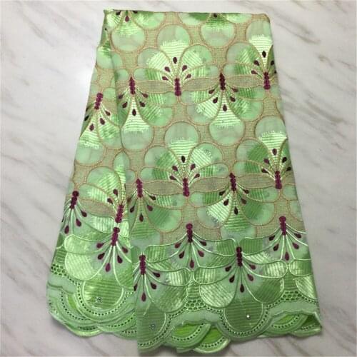 2021 High Quality Stone Water Soluble Embroidery African Cord French Guipure Swiss Cotton Lace Fabric For Dress 5y/Lot P14104
