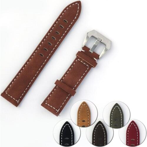 22mm Watch Band Leather Watch Straps 18mm 20mm 22mm 24mm Watchbands Watch Accessories High Quality 20mm Watch Strap