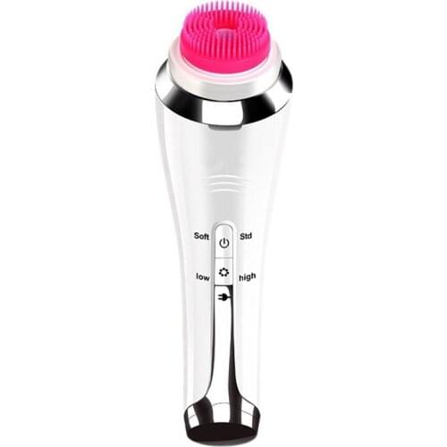 4 in 1 Facial Cleansing Brush Exfoliating Cleaner Brush with 4 Brush Head for Exfoliating Massaging Remove Blackhead