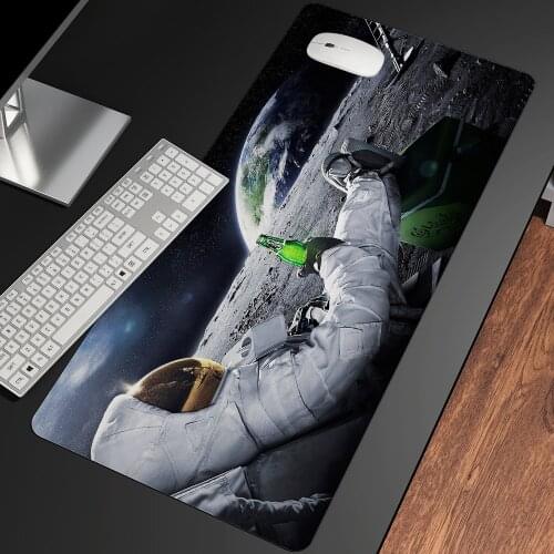 XXL Anime Beautiful Large Gaming Desk Pad Lovely Mouse Pad HD Print Computer Gamer Locking Edge Mouse Mats For Astronaut Series