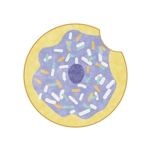 Childrens Room Cartoon Round Carpet Bedroom Cute Bedside Swivel Chair Small Floor Mat Can Be Machine Wash