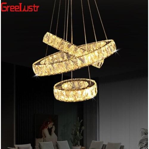 Crystal Modern Nordic Pendant Lights Ceiling Chandelier Hanging Light Fixture Decorative Led Ceiling Lamps For Living Room Home