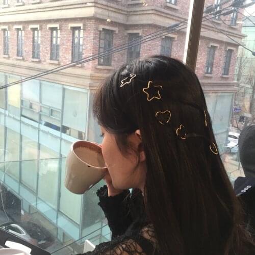 Hot Sale Women Girls Fashion Elegant geometric Hair Clips alloy Hairpins Female Hair Styling Accessories F017