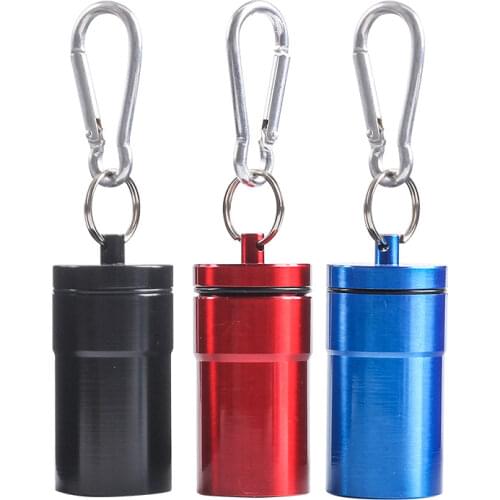 Outdoor Smoking Mini Portable Cigarette Ashtray For Outdoor Use Ash Holder Pocket Tray with Lid Key Chain Pill Box