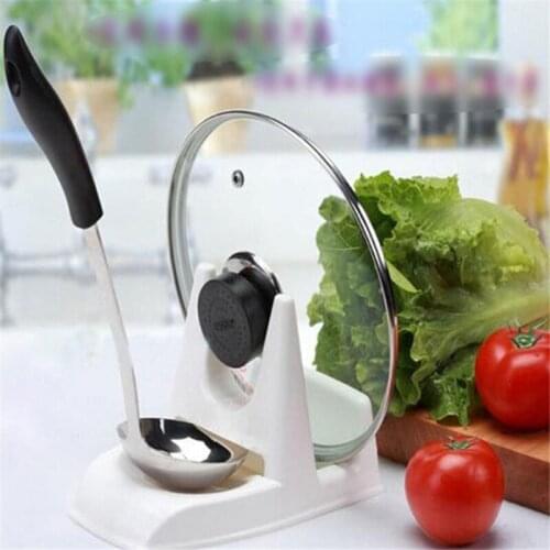 Multifunction Storage Rack Spoon Rest Pot Pan Lid Stand Kitchen Holder Tool Kitchen Utensil Pot Holders Pan Cover Holder