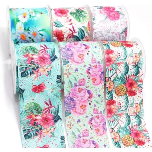 Cartoon Grosgrain/Satin Ribbon Cartoons Printed Ribbon For Crafts Decoration Bow 10Yards 35872