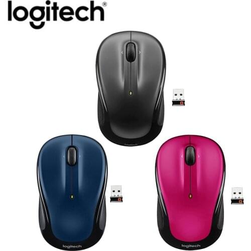 Logitech M325 Wireless Mouse 3 Buttons 1000 DPI USB Wireless Mouse 2.4GHz Unifying Receiver Ergonomic Optical Mice for office
