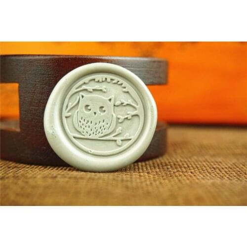 Wax seal stamp Custom wax Seal Kit, personalized Wedding Invitation Seal Stamp, owl with tree wax stamp kit,custom wax stamp kit