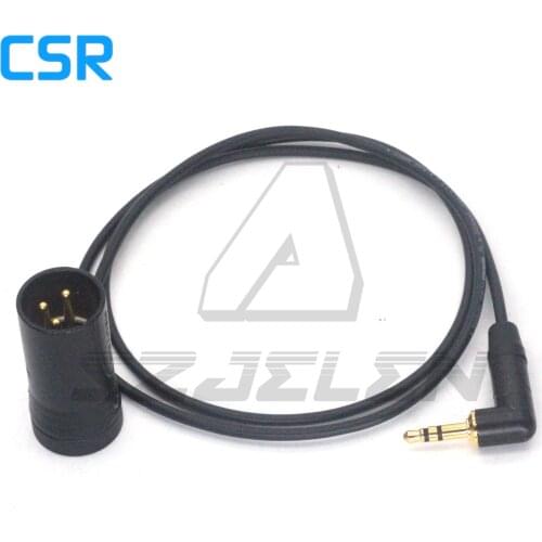 Low-Profile XLR NEUTRIK 3pin XLR male to 3.5 Audio Line, Use SOMMER SOD-14 audio cable