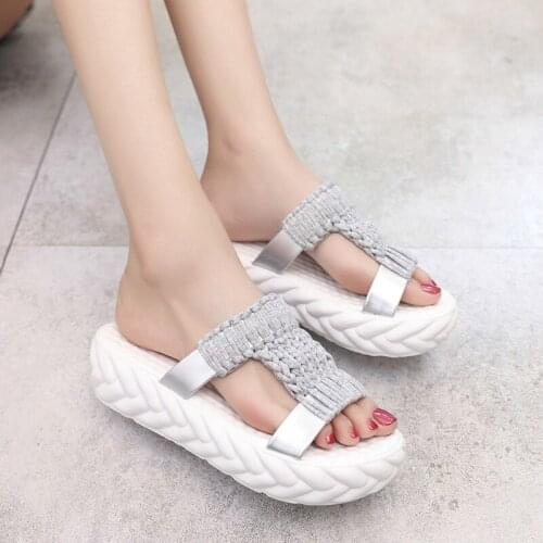 New Fashion Trend for Women In Summer, Sandals with High Heels and Flip-flops