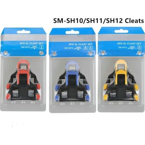 Original SH11 SH12 SH10 Cleats SPD SL Cleat Set Road Bike Pedals Cleats BIike Cycling SH10 Cleats Pedals Plate Clip