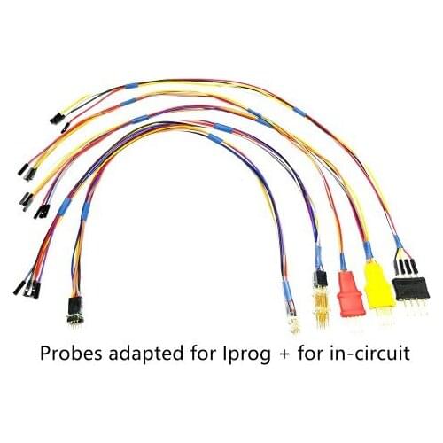 Probes Adapters for in-circuit ECU Work with Iprog+ Programmer and Xprog