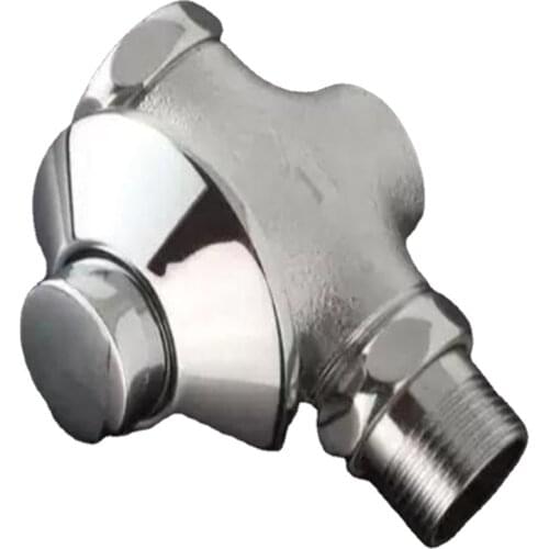 All-copper hand-operated squatting flush valve Concealed flushing valve Stool delay valve for public use