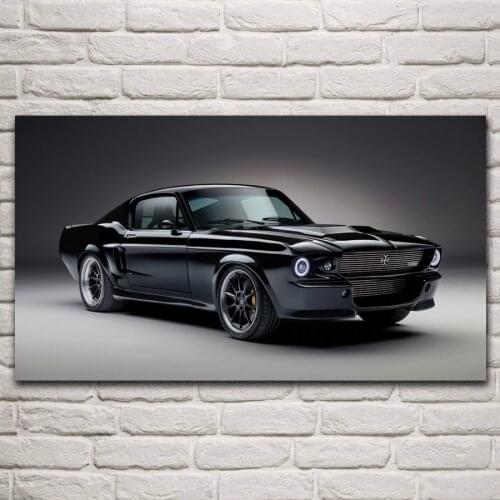 Classic Car Muscle Charge Cars Canvas Painting Car Posters Cuadros Wall Art for Living Room Home Decor (No Frame)