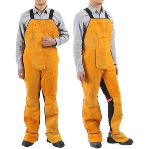 Professional Welding Apron Leather Cowhide Welder Protect Clothes Carpenter Blacksmith Garden Working Protective Clothing