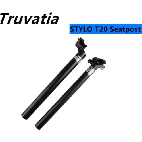 SRAM Truvativ T20 Seatpost 350mm/400mm Aluminum Alloy Bike Bicyle Straight/Setback Saddle Seatpost Seat Tube