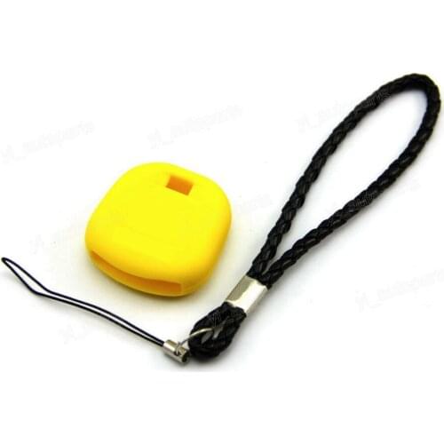 Yellow Silicone Case Cover Fit For Toyota Remote Key TOY43 TOY43AT4 TOY44D-PT TOYE ID4C TOY43 89785-41020 89785-26020