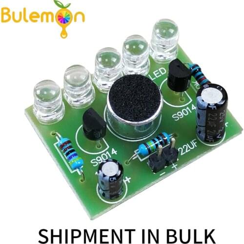 3pcs/lot Funny Kits Voice Control LED Melody Light DIY Kits Production Suite Small Electronic Learning Electronic Kits