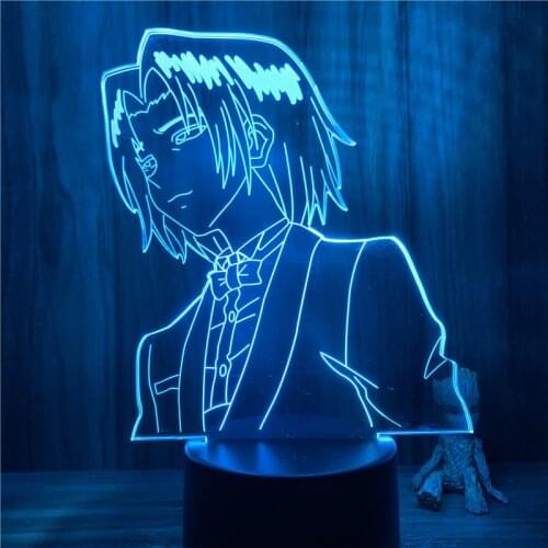 Lover 3D Lamp Action Figure Hunter X Hunter Feitan Killer LED NightLight 7 Colors Touch Table Decor Night Light Gift Model