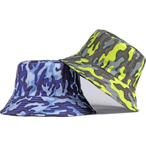 4 Colors Camouflage Fisherman Hat Unisex Soft Polyester Adjustable Shading Sun Hat Fishing Accessories for Outdoor Sports