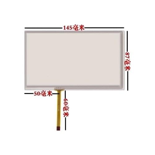 New tm060rdh01 car DVD navigation touch screen 6 inch 145*87