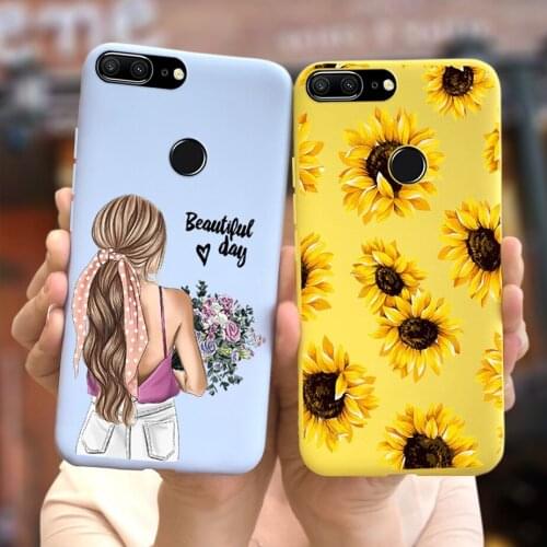 Cute Sunflowers Case For Honor 9 Lite Case Silicone Soft TPU Fundas Phone Cover For Huawei Honor 9 Lite Honor9 Lite 9Lite Bumper