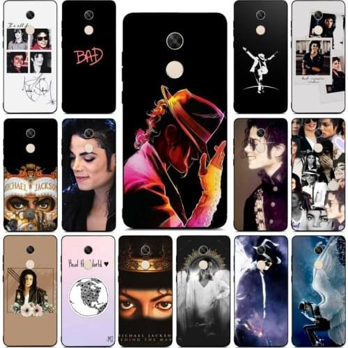 FHNBLJ Michael Jackson Fashion Phone Case for Redmi Note 8 7 9 4 6 pro max T X 5A 3 10 lite pro