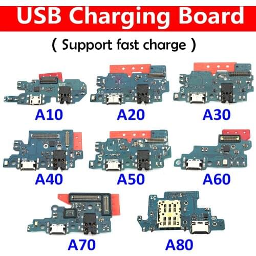 Dock Connector USB Charger Charging Port Flex Cable For Samsung A40 A10 A20 A30 A50 A60 A70 A80 A01 A11 A21s A70s A10s A20s A30s