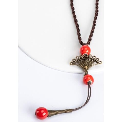 China Ceramic Beads Necklace Everyday Necklaces necklace women On sale Necklaces & Pendants For women Dropshipping #GY464