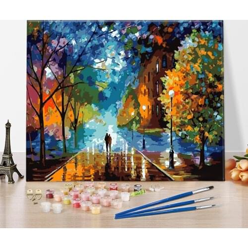 Beautiful Life Paint By Numbers Coloring Hand Painted Home Decor Kits Drawing Canvas DIY Oil Painting Pictures By Numbers