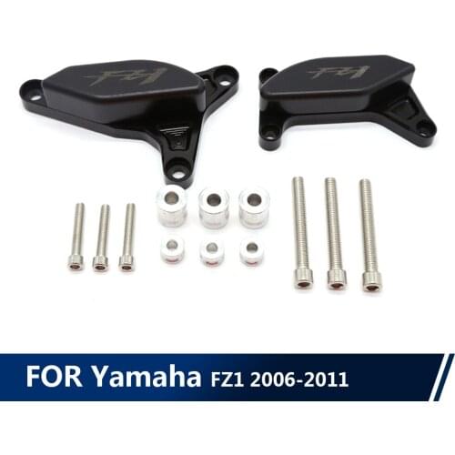 Motorcycle Engine Cover Crash Pad Frame Protector Slider For Yamaha FZ1 2006-2011