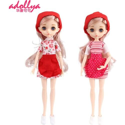 Adollya BJD Doll 26cm Fashion Princess Kitchen Cosplay Toys for Girl Ball Jointed Swivel Doll 13 Movable Joints 1/6 BJD Dolls