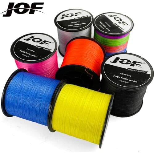 JOF 8 Strands 300M Fishing Line 18-96LB Braided Line Smooth Multifilament PE Fishing Line for Saltwater Fishing