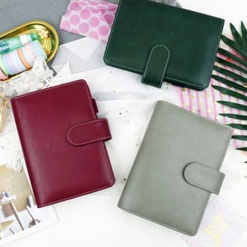 Cute A6 A5 Binder Notebook Spiral Diary Agenda Planner Organizer Notepad Kawaii 6 Rings Note Book Daily Handbook