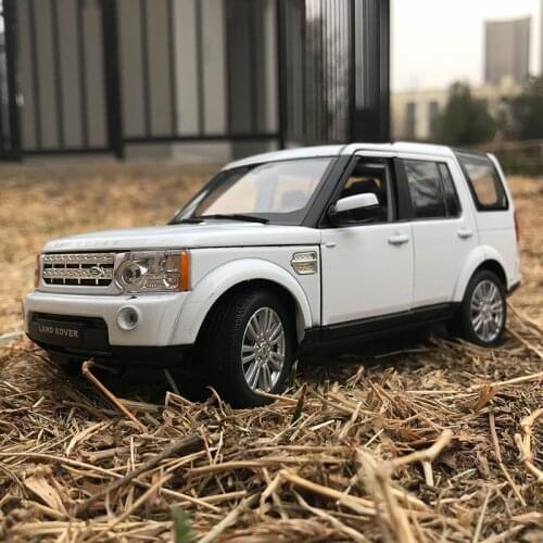 Welly 1:24 Land Rover Discovery 4 white alloy car model Diecasts & Toy Vehicles Collect gifts Non-remote control type