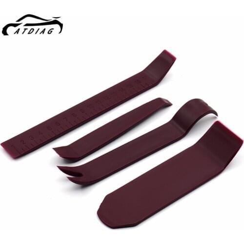 4pcs Car Audio Disassembly Tool Auto Car Removal Repairing Pry Tools Kit Panel Plastic Trim Removal Tool Set High Hardness