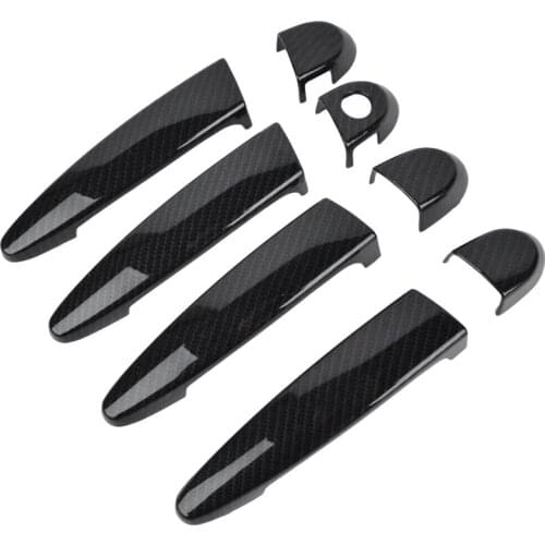 Carbon Fiber Outside Exterior Door Handle Cover For-BMW 1 2 3 4 Series E87 E90 E91 E92 E93 F30 X1 X2 X3 X4 X5 X6 LHD