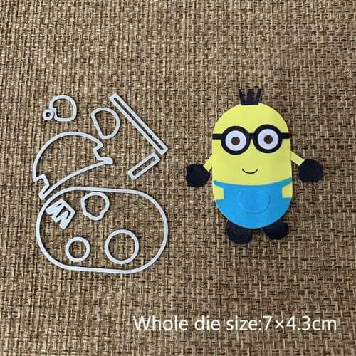 New Design Craft Metal Cutting Dies cut die lovely Little yellow boy Scrapbooking Album DIY Paper Card Craft Embossing Die Cuts