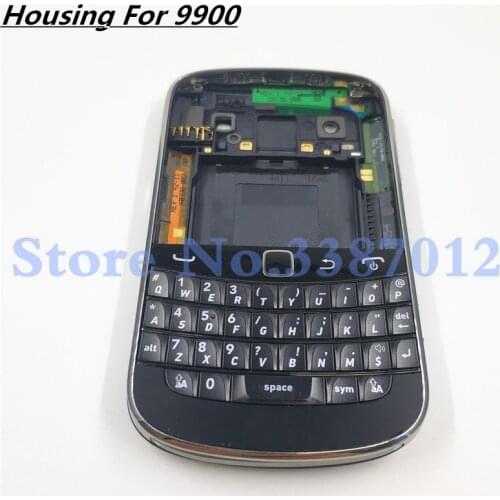 Original Housing Battery Door Back Cover Case + keypad For Blackberry bold 9900 With Logo