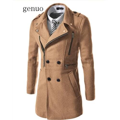 Parka Cardigan Coat Mens Autumn Winter Tops Zipper Jacket Casual Long Fashion Outwear