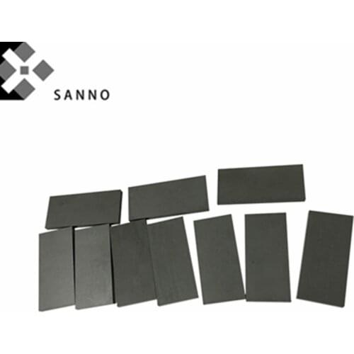 Boron carbide ceramic chip b4c ceramic plates 50x50x8mm / 30x30x8mm hexagon industrial abrasive sheet ceramic bulletproof plate