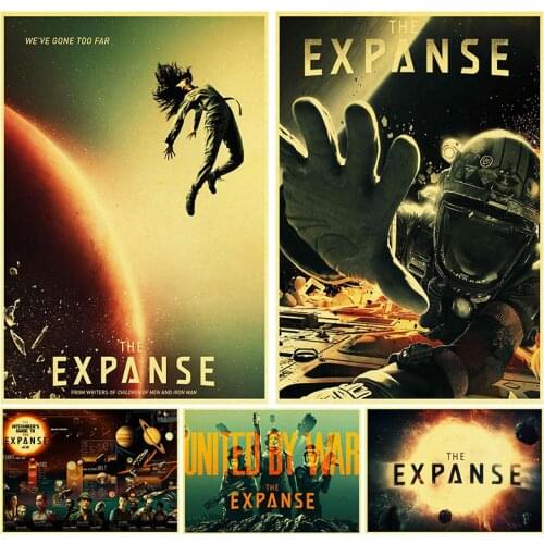 Sci-Fi Space Explore Movie The Expanse Vintage Poster Retro Style Home Art Bar Living Room Store Wall Decor