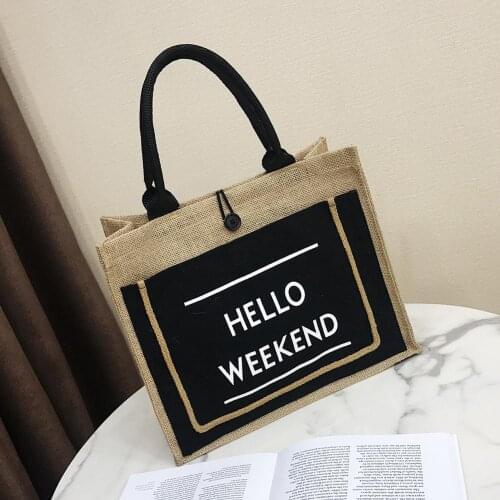 2021 Designer Women Linen Summer Tote Bags Large Capacity Female Casual Shoulder Bag Ladies Daily Handbag Beach Shopping Bag