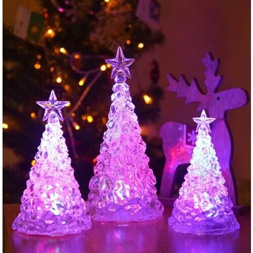 LED Night Light Christmas Ornament Night Light Ins Home Room Decorative Light Christmas tree Lamp