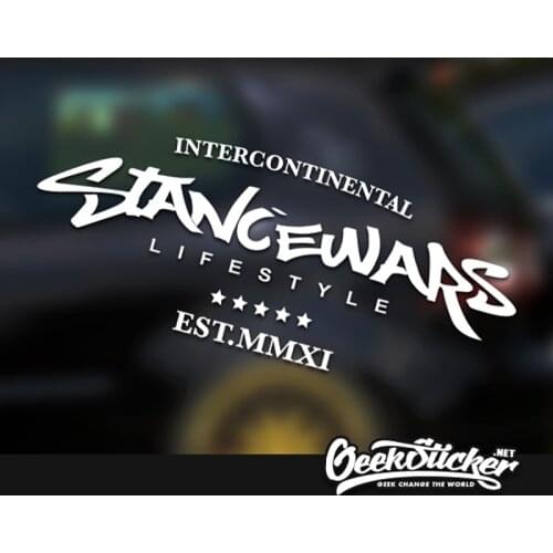 Stancewars Waterproof Auto Car Front Window Windshield Decal reflective Sticker For Mazda Toyota BMW VW Honda audi Car Styling