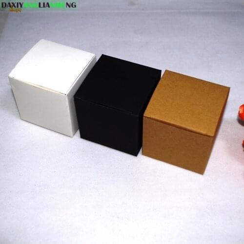 Packaging Boxes Paper 100pcs/lot 5.5x5.5x5.5cm Paperboard,350gsm Kraft Wedding,wedding