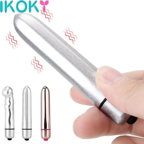 IKOKY G-Spot Vibrating Sex Toys for Women Female Masturbator Clitoris Stimulator Vaginal Massage Sex Shop Mini Bullet Vibrator